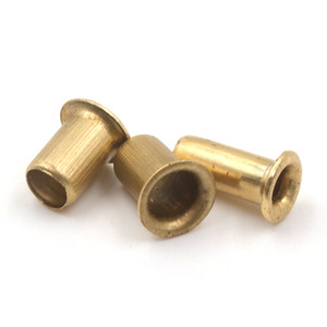 Rivets à œillets en laiton, rivets creux, rivets traversants, tubes autonomes, outil de poinçonnage 2-en-1, norme GB8762 - Product Image 3