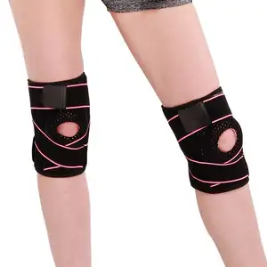 Volleyball Knies chützer Brace Elastic Adjusta ble Support Patella für Sport Dance Bike Compression Cycling Atmungsaktiver Schutz