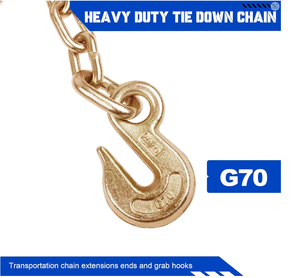 Сверхпрочные храповики 2 дюйма X 27 футов с цепными концами и крючками с храповым механизмом - Product Image 4