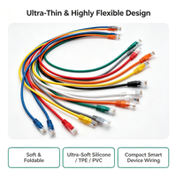 Harnais de câblage de précision pour appareils intelligents, ultra-fin, flexible, haute précision, harnais de câblage de connexion de signal
