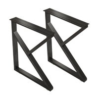 Usine En Gros Métal Pieds Table Croix Stand Jambes Support En Fer Forgé Colonne Pied Pied Table Base