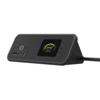 Multiprise intelligente PD GaN avec charge rapide 65W Type-C et prises USB-A 30W et AC
