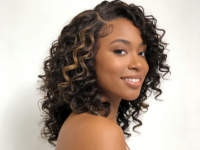 Cheveux Afro Bouclés Crépus Lisses et Soyeux Style Ondulé Cheveux Indiens Remy Teints Tissage Double Trame Toutes Couleurs