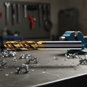 Foret hélicoïdal HSS-Co 7,4 mm avec revêtement TiN auto-centrant pour le perçage du métal - Product Image 3