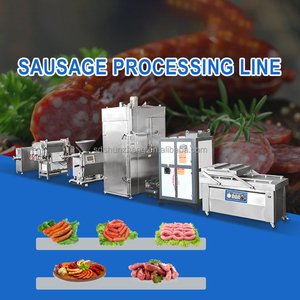 Maisheng công nghiệp tùy chỉnh bán tự động xúc xích dòng Thành phần thép không gỉ 1000 Công suất kg/giờ điện năng - Product Image 6