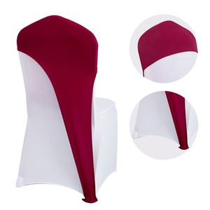 Funda Elástica Personalizada para Silla de Boda, Funda de Licra Azul para Silla de Comedor, para Banquete - Product Image 4