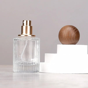 Spray Pump Bottle Luxury <b>Perfume</b> Glass Bottle 30ml 50ml Cosmetic <b>Atomizer</b> Logo Customizable - Product Image 2