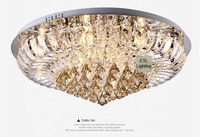 Salon cristal plafonnier montage au plafond lustre en cristal éclairage pour chambre à coucher ETL60372