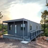Maison conteneur préfabriquée de 20 pieds, cabine modulaire portable, maison conteneur pour camp de travailleurs