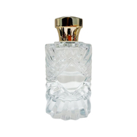 Flacon de parfum en verre mat transparent rechargeable avec logo personnalisé, vaporisateur à fine brume, conteneur de parfum vide portable pour emballage de marque