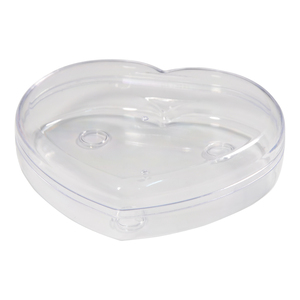 Boîte à gâteau en plastique en forme de cœur à surface lisse, emballage transparent de qualité alimentaire pour chocolat, dessert, cadeau de la Saint-Valentin - Product Image 6
