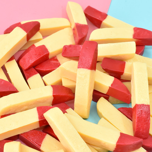 Juguete de simulación de comida y juego: Pastel de patatas DIY, Pastel de patatas ondulado, Adorno de patatas fritas de resina - Product Image 5