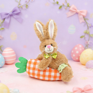 Peluche Lapin de Pâques Décorative, Jouet en Peluche Lapin Rembourré, Décoration de Table pour les Fêtes Printanières, Cadeau, Ornement de Maison, Vente en Gros - Product Image 4