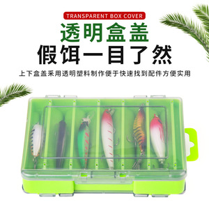 Caja de señuelos de doble cara Ytqhxy, tamaño pequeño, multifunción, para lápices, pececillos, poppers, estuche de almacenamiento para aparejos de pesca - Product Image 5