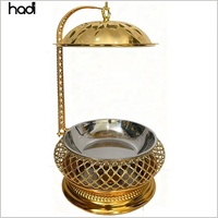 HADI – Nouvelle Chauffe-Plat de Luxe Élégant en Acier Inoxydable 8L à Alimentation au Carburant pour Buffets d'Hôtel, Réchaud de Service pour Mariages et Événements