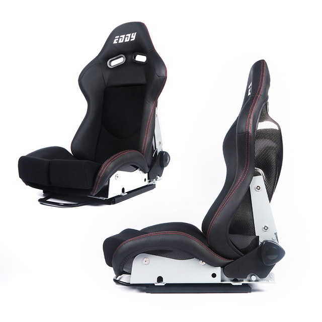 EDDDYSTAR Ergonomic Adult Adjustable Racing Car Seat with Easy Installation Cloth Material OEM for PS4 Gaming