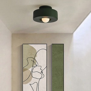 Lámpara de Techo LED de Estilo Japonés Wabi-Sabi, Protección Ocular, Moderna, Minimalista, Estilo Europeo Francés para Dormitorio Principal - Product Image 5