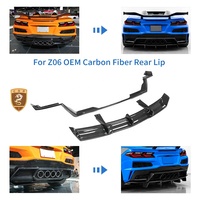 Diffuseur arrière en fibre de carbone de style OEM pour Chevrolet Corvette C8 Z06