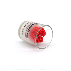 LA03H Juego de Regalo de Velas Aromáticas de Lujo Personalizadas al por Mayor, Vela Transparente en Florero de Vidrio, Velas Perfumadas con Aroma a Rosa - Product Image 3