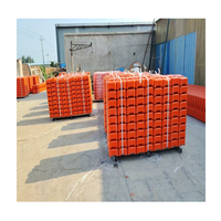 Pieds de clôture portables en plastique en gros d'usine Pieds de base en plastique de clôture temporaire avec béton