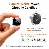 Adaptateur CarPlay sans fil d'usine CE FCC RoHS, Dongle USB WiFi6 Bluetooth 5.4, filaire vers sans fil pour iPhone iOS 10 et versions ultérieures