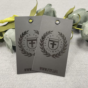 Sang Trọng Tùy Chỉnh Dập Nổi/Debossed Tái Chế Phụ Kiện May Mặc Treo <span class=keywords><strong>Tag</strong></span> <span class=keywords><strong>In</strong></span> Trang Phục Treo Thẻ & Nhãn Cho Quần Áo/Túi/Giày - Product Image 6