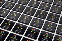 213 215 216 Cartes de visite pour Google Rivew, puce ISO 14443a, support NFC 13,56 MHz, NFC Google
