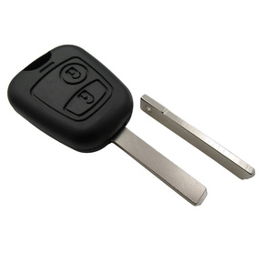 Haute qualité bon prix p-eugeot <span class=keywords><strong>307</strong></span> 2 boutons boîtier porte-clés à distance avec lame VA2 (lame sans rainure) - Product Image 2