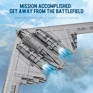 Reobrix B-2 Stealth Strategic Bomber 33038 Building <b>Blocks</b> Set for Boys Age 8-13 Years - Product Image 4