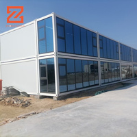 OEM 20ft 40ft Casa Cúpula Casa Contenedor Modular Portátil Prefabricado Paquete Plano Contenedor Precio Bajo Hecho Panel Sándwich de Acero