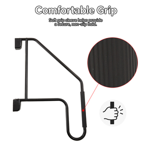 HOMFUL 37" Main courante extensible en aluminium pour camping-car, pliable et verrouillable, poignée de porte de caravane, rail d'assistance à l'entrée pour camping-car - Product Image 2