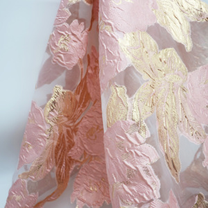 Vải Organza thêu ren cao cấp CYG bán buôn, vải ren sang trọng kiểu châu Phi dùng cho váy cưới - Product Image 4