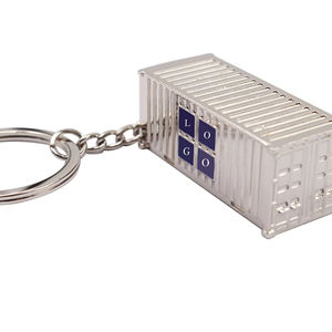 Porte-clés créatif en métal, camion de logistique, pendentif pour clés, accessoires de clés de voiture 3D tridimensionnels - Product Image 3