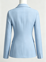 Blazer personnalisé pour femmes à revers crantés et boutonnage, design à fermeture ouverte, équipement d'équitation personnalisé, vêtements équestres