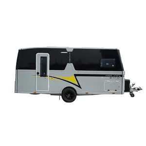 Fully Enclosed New Trend New Currents Minimum Order Quantity RV Trailer RVS Travel Trailers DT521 Teardrop Trailer Camper
