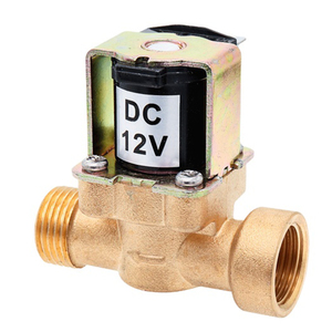 Duurzame Koperen Dn15 Vrouwelijke Naar Mannelijke G1/2 "Water Magneetventielen Messing Magneetventiel 24V Magneetventiel Voor Wasmachine Machine - Product Image 1