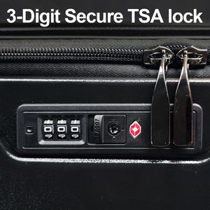 Ready Stock in USA Free Shipping 3-Piece Luggage,with front opening,TSA approved lock,hardshell suitcase, Support <b>Dropshipping</b> - Product Image 6