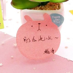 Cute Cartoon Animal Shaped Paper Sticky Notes Kawaii Self-Adhesive Memo <b>Pads</b> Creative Office & School Stationery Reminder Gift - Product Image 4