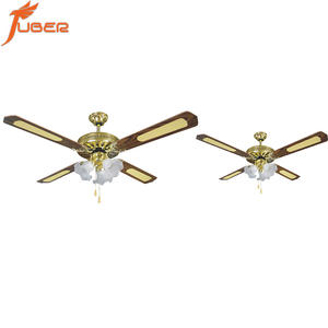 Meilleur prix 52 pouces led <span class=keywords><strong>ventilateur</strong></span> de plafond décoratif <span class=keywords><strong>ventilateur</strong></span> de plafond de luxe avec 4 pales et 3 lampes <span class=keywords><strong>lustre</strong></span> à l'ancienne moteur en cuivre - Product Image 4