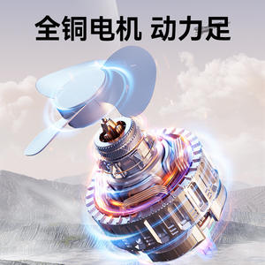 Ventilateur de voiture pour rétroviseur, alimenté par USB, petit ventilateur pour camionnette, à tête unique, en matériau ABS, ST-8039 - Product Image 2