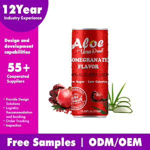 Bebida OEM de 250 ml Baja en Carbohidratos, Recién Exprimida, con <span class=keywords><strong>Aloe</strong></span> Vera y Pulpa, Sabor a Granada - Product Image 4