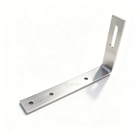 Support de fixation pour tuiles de toit inclinées solaires, crochet de toit pour système de montage de panneaux solaires sur toit plat