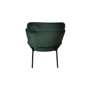 Chaise de salle à manger moderne en mousse haute densité vert olive, rembourrée, avec structure métallique pour café, <span class=keywords><strong>restaurant</strong></span>, usage commercial - Product Image 5