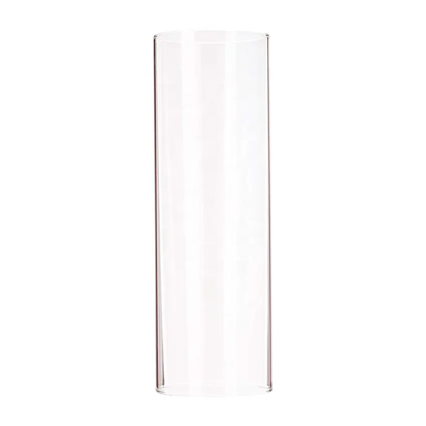 Wholesale clear tall cylinder glass vases wedding