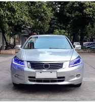 Ensemble de phares LED KGKB pour Honda Accord G8 8e génération CP 2008-2012, mise à niveau avec 4 lentilles de projecteur, clignotants séquentiels, Plug & Play
