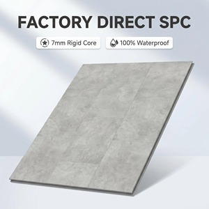 Revêtement de sol SPC aspect pierre industrielle 100 % étanche, système de pose à clipser, planches de <span class=keywords><strong>vinyle</strong></span> rigides - Product Image 1