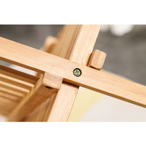 Bicheng Bamboo <b>Dish</b> <b>Rack</b> 40X25X23.5Cm Folding Sink Countertop Draining <b>Rack</b> - Product Image 4