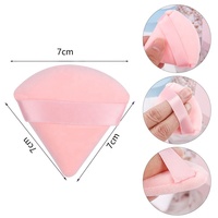 Éponge de maquillage triangulaire multicolores, éponge de beauté cosmétique