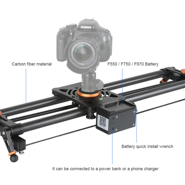 Automatic Wireless APP 100cm Motorized Slider Camera Track Dolly Slider Rail for DSLR Video Camera