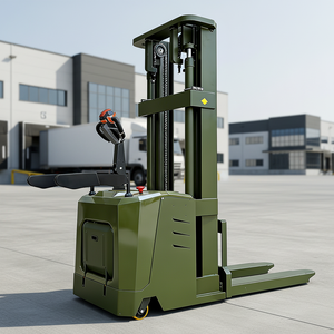 3 Ton Walkie Electric Stacker 3000kg Double Pallet Handling <strong>Truck</strong> - Product Image 4